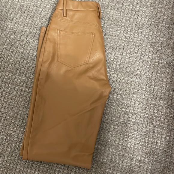 PACSUN BROWN LEATHER PANTS - Picture 3 of 5